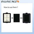 thumbnail image 6 of Replacement Parts Compatible with Shark AI AV2511AE AV2501S AV2501AE RV2502AE RV2520AOUS AV2510AOUS RV2610WA AV2610WA Accessories Kit with Main Brush Cover,Filters,Primary Filter,Side Brushes, 6 of 17