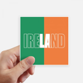 thumbnail image 1 of Ireland Country Flag Name Sticker Square Waterproof Stickers Wallpaper Car Decal, 1 of 1