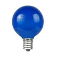 thumbnail image 2 of Novelty Lights Blue G40 Globe 5 Watt Incandescent Light Bulbs, 2 of 7