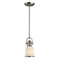 thumbnail image 7 of Elk Lighting Brooksdale Pendant in Satin Nickel and White, 7 of 7