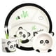 thumbnail image 1 of Juego de vajilla de bambú para niños pequeños Qshare con plato, cuenco, taza y cubiertos, 1 of 7