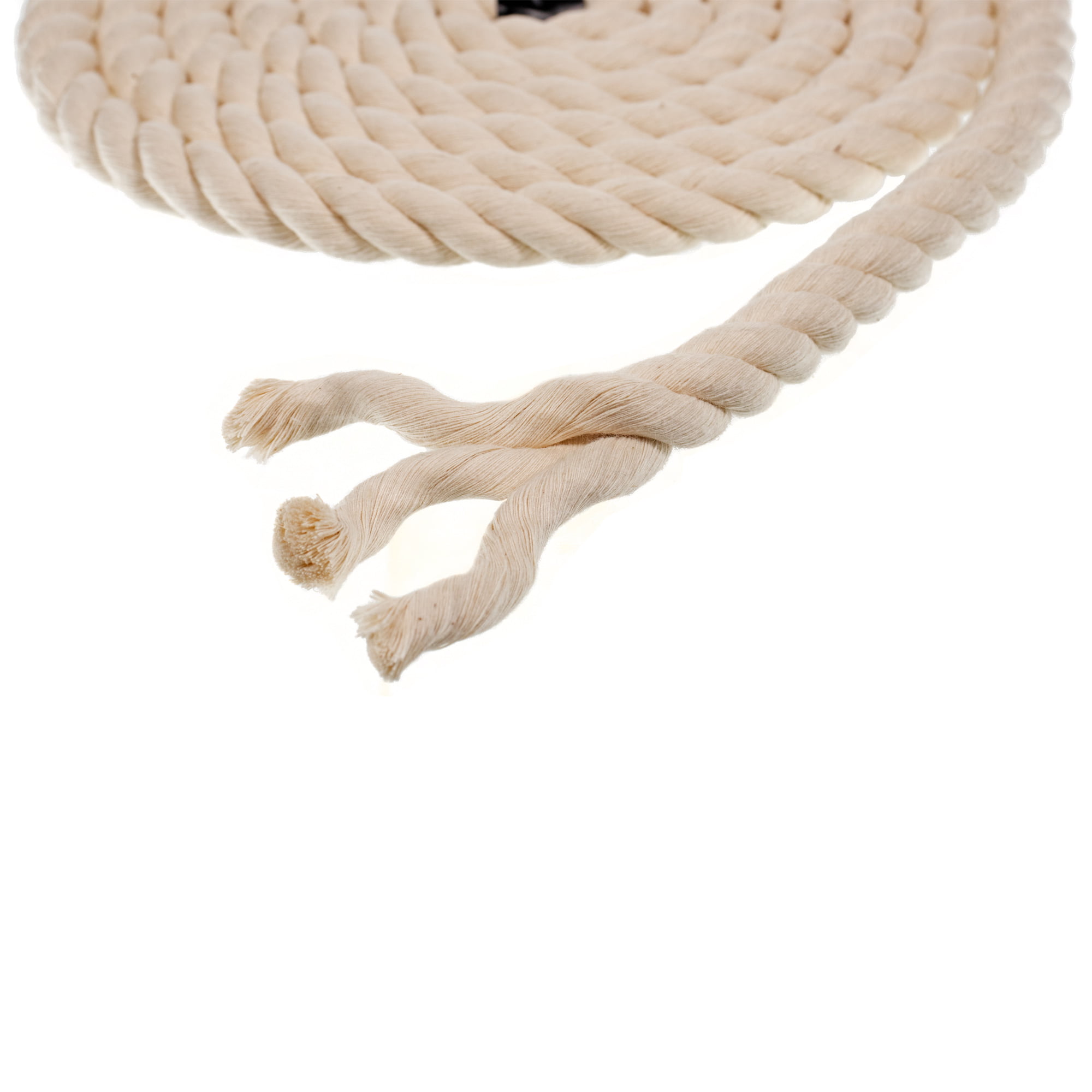 Golberg Twisted 100% Natural Cotton Rope - White Cotton Rope - (7/32 inch x 10 Feet)