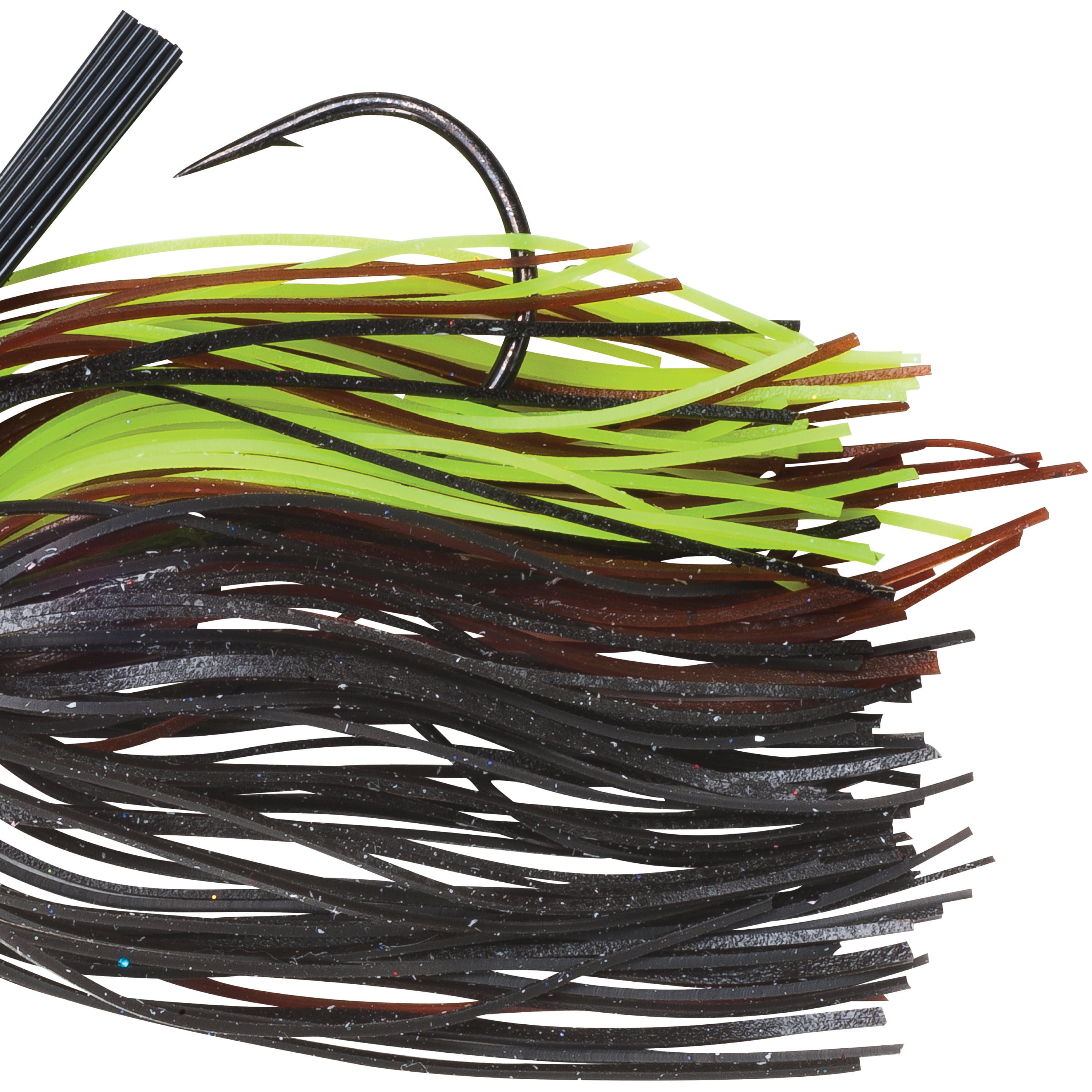 BOOYAH Baby Boo Jig Black Brown Chartreuse 5/16 oz.