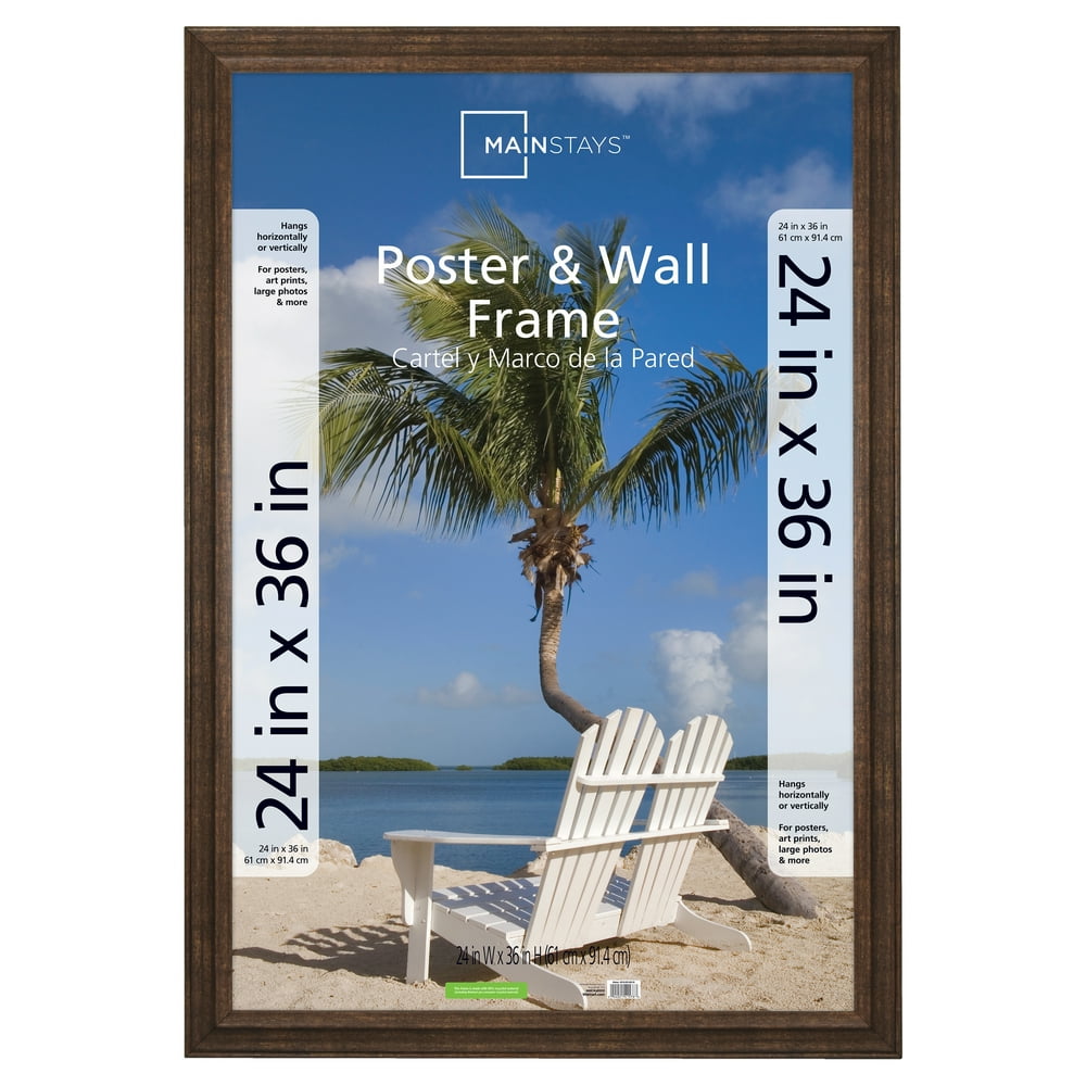 Mainstays Bronze Poster Frame, Available in Multiple Sizes Walmart