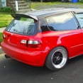 thumbnail image 2 of DNA Motoring For 92-95 Honda Civic Hatchback EG6 Red Clear Lens Tail Light Brake Parking Lamps Pair, 2 of 5