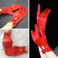 thumbnail image 4 of Women Girls Cosplay Party Clothing Accessories Dance Mittens Evening Party Gloves Events Activities Dress Long Finger Mittens Wedding Bridal Gloves 1, 4 of 8