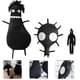 thumbnail image 5 of Muñeco durmiente para niños, juguete de peluche negro de 30 cm, muñeco de peluche negro, muñecos de peluche suaves, respuesta rápida, 5 of 9