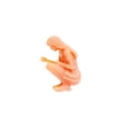 thumbnail image 2 of Unpainted 1/64 People Figures, Assorted Poses Mini Resin Miniature People for Miniature Scene Photography Props Sand Table Decor Collection Squatting Girl, 2 of 8
