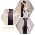 thumbnail image 3 of Shisuyan Clip In Hair Pieces Natural Color Synthetic Hair Pieces 1Pack 80x6.3In, 3 of 8