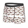 thumbnail image 5 of Goofa Dachshund Dog Puppy Printed Men's Boxer Briefs Underwear, Moisture-Wicking Underwear, Trunk,Soft and Breathable Cotton Underwear-X-Large, 5 of 9