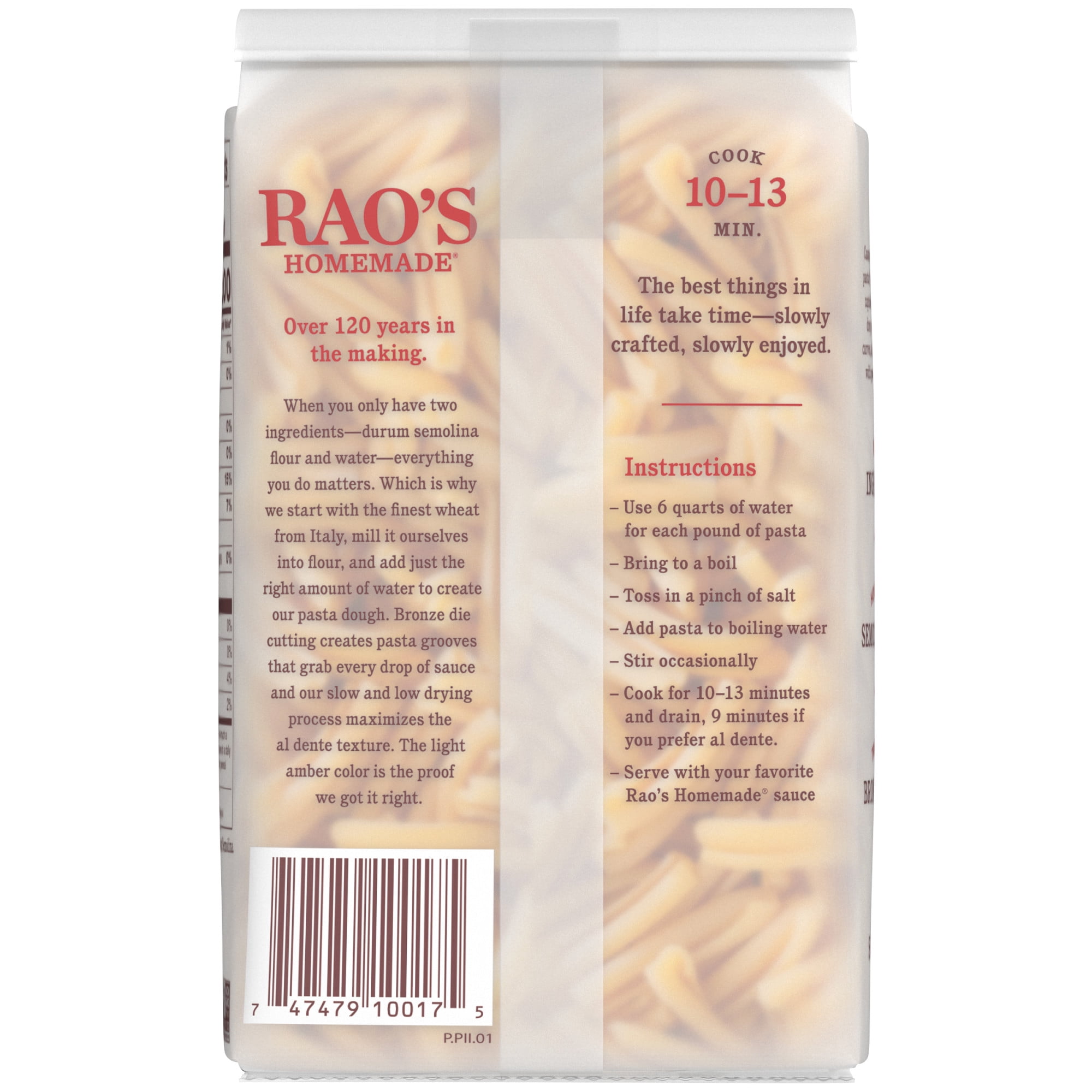 Rao's Homemade Casarecce Pasta, 16 oz