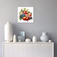 thumbnail image 4 of ZHONGYUTONG Tropical Fruit Wall Art Colorful Fruit Canvas Prints Kitchen Pictures Painting for Dining Room Decor Framed (24.00" x 24.00"), 4 of 5