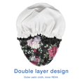 thumbnail image 4 of Shower Caps,Pioneer Flower Floral Print Pattern Waterproof Shower Cap for Women 4 Pieces,Double Reusable Hair Cover for Shower PEVA Elastic Stretch Hem, 4 of 7