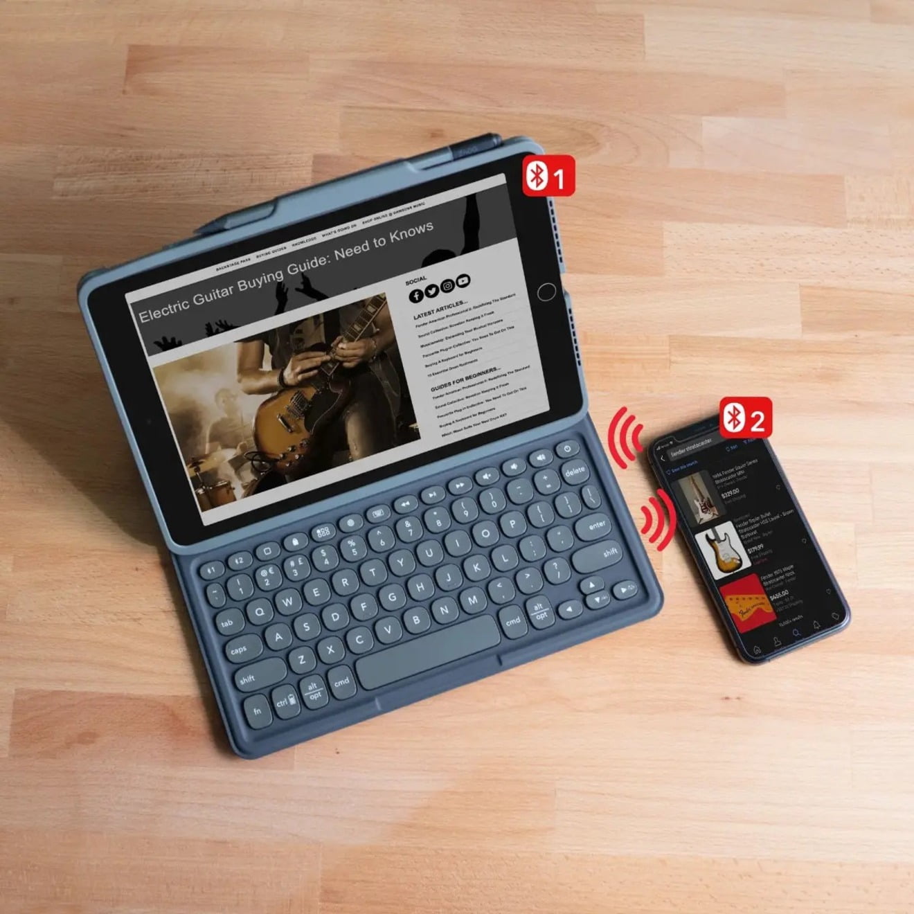 ZAGG Pro Keys Keyboard/Cover Case for 10.2" Apple iPad Tablet, Black