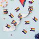 thumbnail image 3 of 500 Pieces 5x3 Cm Progress Pride Flag Stickers, Rectangle Rainbow Pride Stickers Self Adhesive Sticker Roll For Gay Pride Month Decorations, 3 of 5