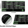 thumbnail image 2 of Excel Shortcut Keys Mouse Pad 35.4”X15.7” Cheat Sheet Desk Pad, Extended Large XL Excel Shortcuts Keyboard Mousepad, NonSlip for Gaming PC Office School, 2 of 6
