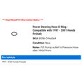 thumbnail image 2 of Power Steering Hose O-Ring - Compatible with 1997 - 2001 Honda Prelude 1998 1999 2000, 2 of 2