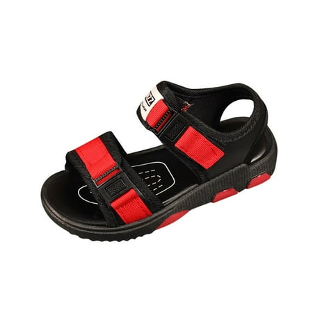 

Summer Kids Children Baby Girls Boys Hook&Loop Beach Sandals Casual Lovely Shoes Child Footwear