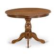 thumbnail image 3 of HBT-AWA-TP East West Furniture Amazing Dining Room Table with Acacia Walnut Color Table Top Surface and Asian Wood Modern Dining Table Pedestal Legs - Acacia Walnut Finish, 3 of 4