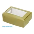 thumbnail image 5 of Uxcell 3.5"x2.5"x1" Paper Soap Box with Window Homemade Soap Boxes Rectangle Presents Packaging Boxes, Golden 30 Pack, 5 of 6