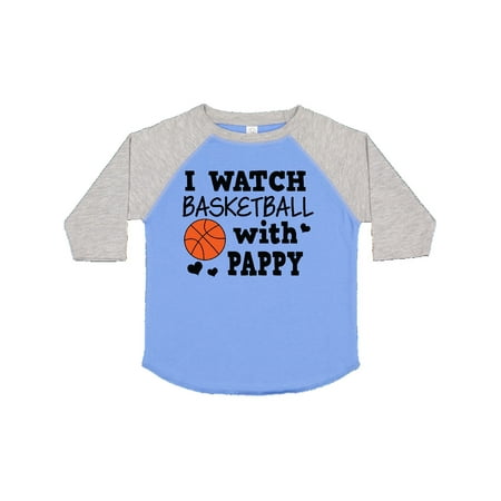 

Inktastic I Watch Basketball with Pappy Gift Toddler Boy Girl T-Shirt