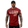 thumbnail image 2 of Men's USA 250th Anniversary Shirt 1776-2026 Patriotic American Flag 250 Years Graphic T-Shirt, 2 of 5