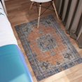 thumbnail image 6 of Orange Rug, Faded Rugs, Muted Rugs, Boho Rugs, Turkish Rug, Office Rug, Entry Rug, Wedding Rug, Corridor Rug, Runner Rug, Dining Room Rug, 2.6'x4' - 80x120 cm, 6 of 8