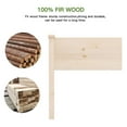 thumbnail image 5 of Raised Garden Bed 48x24x30in, Elevated Wood Planter Box for Outdoor Use, Patio, Backyard w/ Liner, 5 of 7