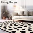 thumbnail image 2 of ODIKA 6'x9' Machine Washable Non-Slip Area Rug, Rustic Farmhouse Celebration Accent High Traffic Rug with Pad, Beige, 614015, 2 of 8