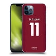 thumbnail image 1 of Head Case Designs Officially Licensed Liverpool Football Club 2022/23 Players Home Kit Mohamed Salah Hard Back Case Compatible with Apple iPhone 12 / iPhone 12 Pro, 1 of 7