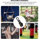 thumbnail image 4 of 360° Rotating Stainless Steel Hammock Hanging Hook Kit for Outdoor Use, Black - Compatible with Most Hammocks, 4 of 5