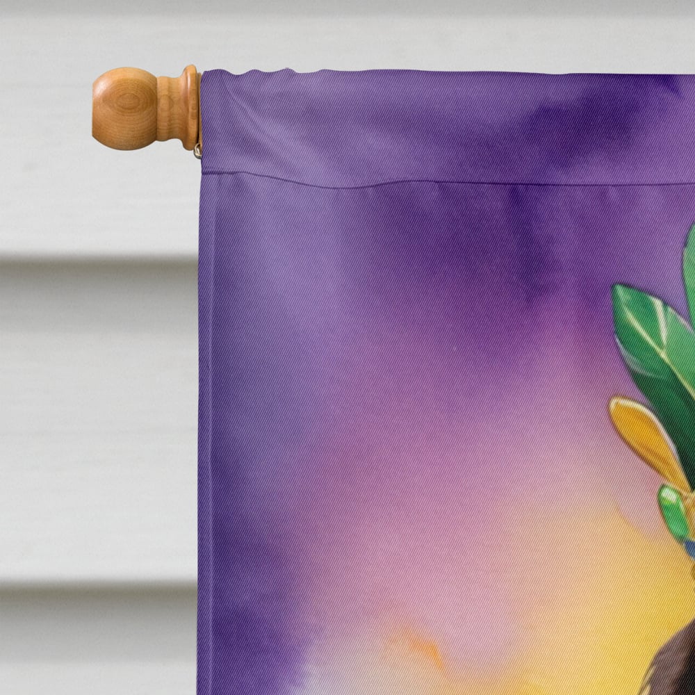 Boykin Spaniel King of Mardi Gras House Flag 28 in x 40 in