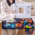 thumbnail image 4 of HELLHERO Dreamlike Starry Sky Sewing Machine Mat Storage Bag Washable to Keep Tidy for Woman Gifts Household, 4 of 5