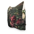 thumbnail image 2 of Floral Fancy 16 Inch Red Floral Print Decorative Throw Pillow, 2 of 2