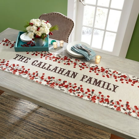 personalized winter berry christmas