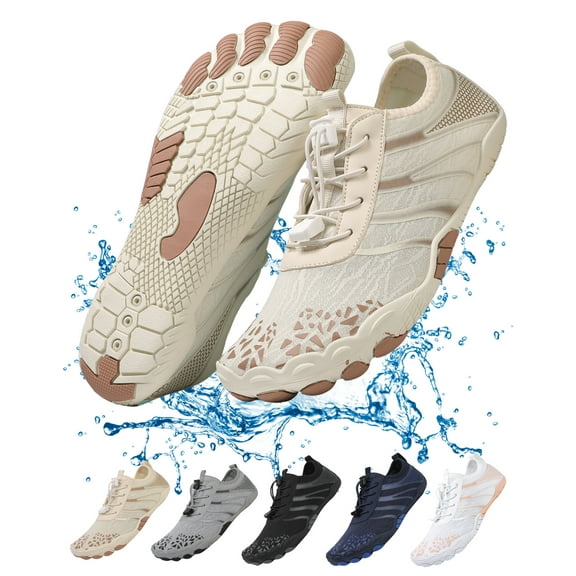 BERANMEY Women's Lightweight Sport Barefoot Shoes Non-slip Breathable Footwear Water Shoes for Womens & Mens Athletic Hike Wide Toe Box Shoes Outdoor Swim Beach