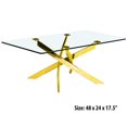 thumbnail image 2 of Canadian Genesis Coffee Table Rectangle Gold, 2 of 2