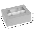 thumbnail image 4 of Window Box With Silver Six Sections 12 Pack 7"X5"X2.5", 4 of 7