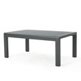 thumbnail image 4 of Kepooman Table Basse Moderne, Table Centrale en Bois Rustique, Table Rectangulaire pour Salon, Gris, 4 of 9