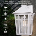 thumbnail image 2 of Luz de Pared Exterior Darkaway 36 cm, Aluminio Impermeable, Blanca, 2 of 9