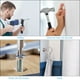 thumbnail image 5 of Soporte de cortina U de Uxcell, ganchos de tornillo montados en la pared para sujetar cortinas, paquete de 2, 5 of 6