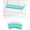 Aqua, Teal, White, variant on 1 Pack Fluorescent Light Cover for Ceiling Lights, Ombre Grey Pink Magnetic Classroom Light Filters 4x2 Feet, Modern Abstract Art Gradient Decorative Ceiling Shade Panel for Office