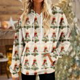 thumbnail image 6 of Hoodies for Women Oversized Winter Plush Cute Sweatshirts Pullover Trendy Fall Winter Clothes with Christmas Print for Comfortable Seasonal Wear,Army Green,XL, 6 of 6