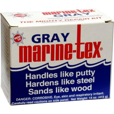 TRAVACO PRODUCTS- MARINE TEX Marine-TEX 14 OZ KIT Gray