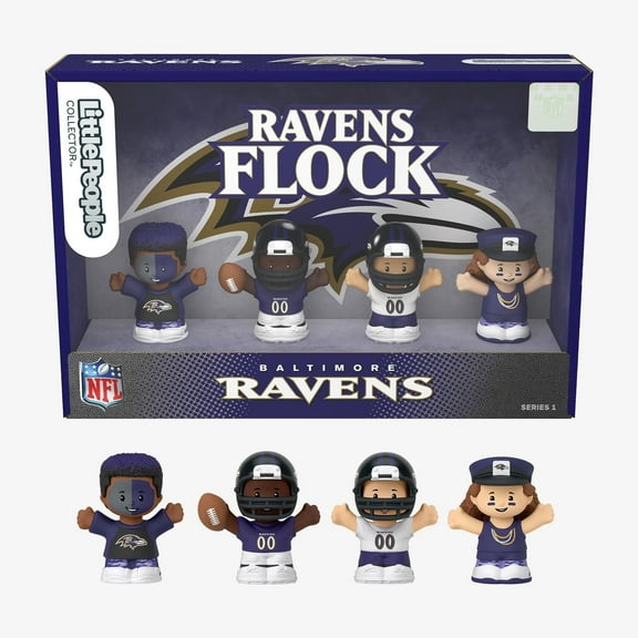 Fisher Price - Little People Collector: x NFL Baltimore Ravens 4-Pack, Special Edition