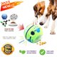 thumbnail image 4 of Wobble Giggle - Pelota para perros pequeños, juguete chirriante, bola indestructible para masticar cachorros para razas pequeñas (pequeña, 4,2 pulgadas), 4 of 5