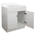 thumbnail image 5 of Design House 590877 Wyndham 2-Door Bathroom Vanity with Cultured Marble 4" Centerset Camilla Vanity Top, Unassembled, 31x22, White, 5 of 19