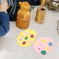 thumbnail image 4 of 1 juego de pegatinas de espuma con forma de huevo y conejito de Pascua, bonitas calcomanías de conejo, fáciles de usar, cintas decorativas para colgar en fiestas, 4 of 7