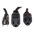thumbnail interactive-video image 1 of 1.2FT 16AWG Power Cord Y-Splitter - NEMA 5-15P To 2x NEMA 5-15R - 13A 1 of 5
