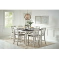 thumbnail image 2 of Jofran Orchard Park Farmhouse Solid Rubberwood Slatback Counter Height Stool (Set of 2), 2 of 7